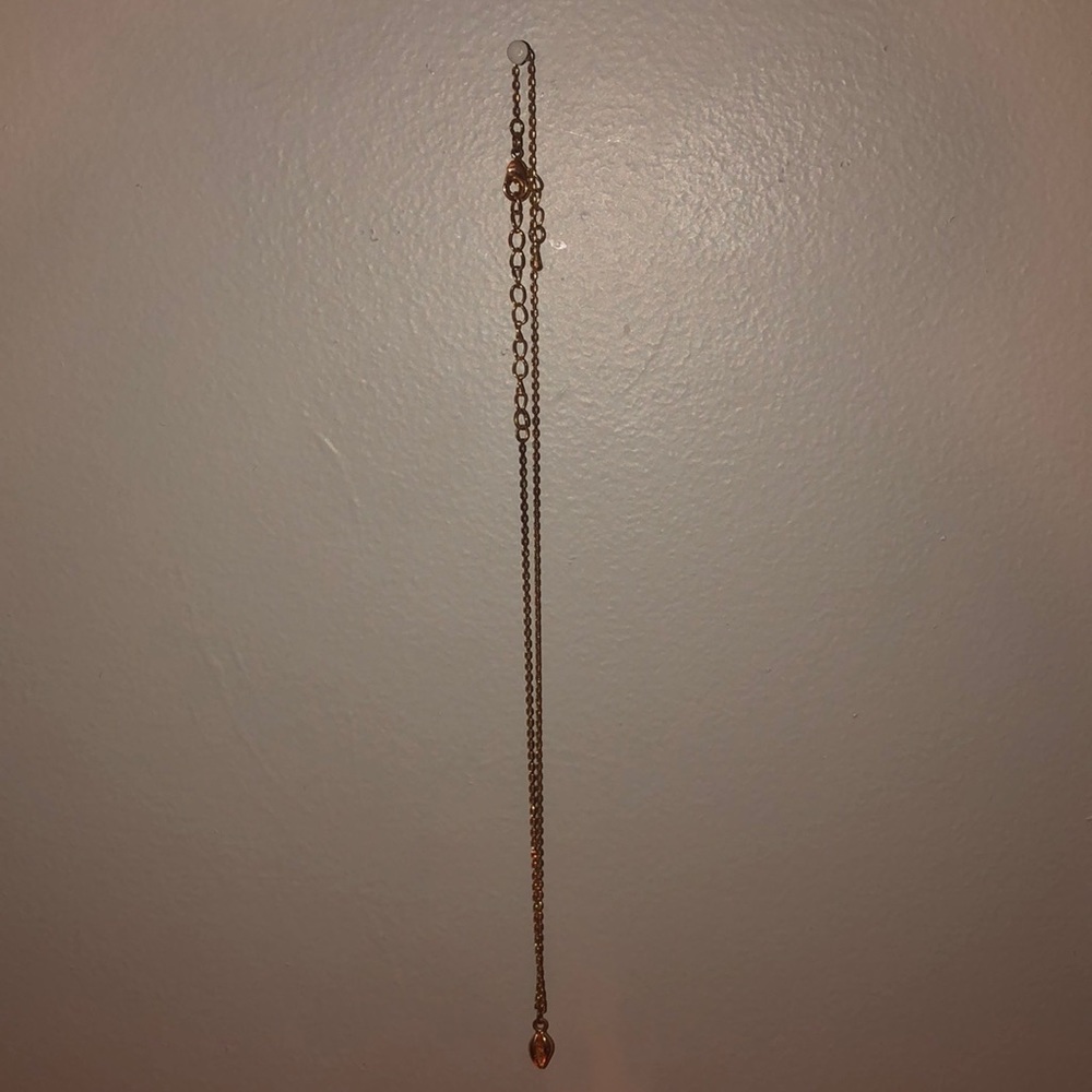 gold puka shell necklace